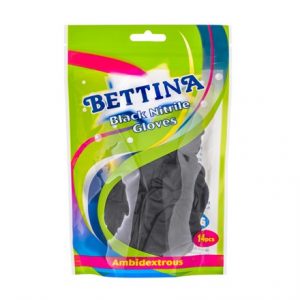 BETTINA - BLACK NITRILE GLOVES