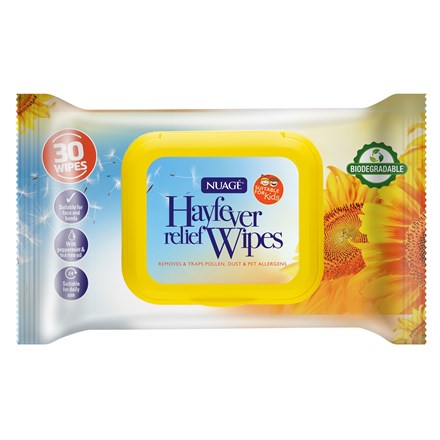 NUAGE - HAYFEVER RELIEF WIPES - 30PK