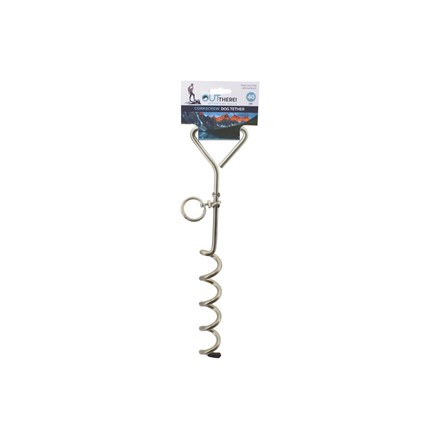 OUT THERE - 40CM METAL CORK SCREW DOG TETHER
