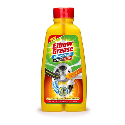 ELBOW GREASE - DOUBLE ACTION DRAIN FOAMER - 500ML