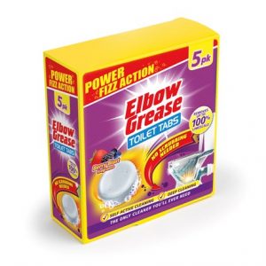 ELBOW GREASE TOILET TABLETS 5 X 30G - BERRY