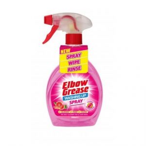 ELBOW GREASE PINK WASHING UP LIQUID SPRAY - 500ML