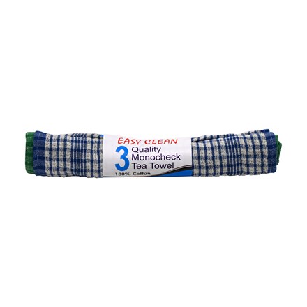 MONO CHECK TEA TOWEL -