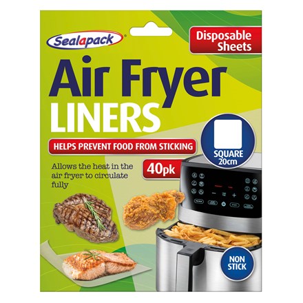 SEALAPACK - SQUARE AIR FRYER LINERS - 40PACK