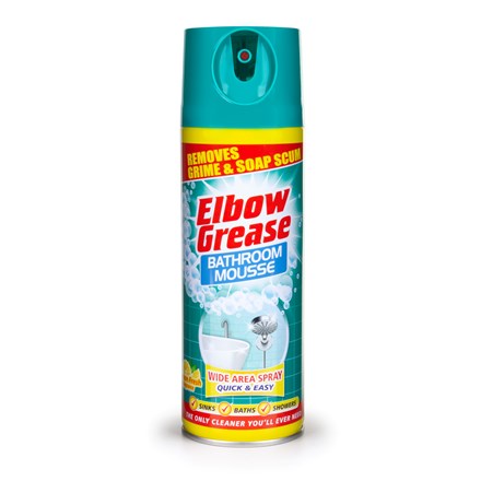 ELBOW GREASE - BATHROOM MOUSSE LEMON - 400ML