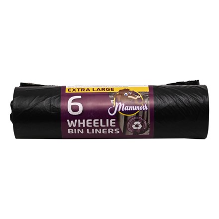 MAMMOTH - WHEELIE BIN LINERS 6'S