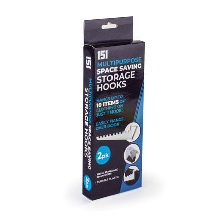 MULTIPURPOSE STORAGE HOOKS 2PK