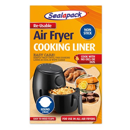 SEALAPACK -  REUSABLE AIR FRYER LINER ROUND 24CM