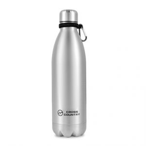 CROSS COUNTRY - SS VACUUM BOTTLE 1L WITH CARABINER