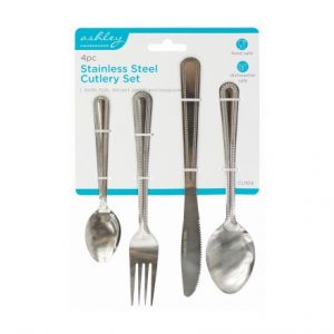 4PC STAINLESS STEEL CUTLERY SET