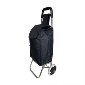 SHOPPING TROLLEY - BLACK