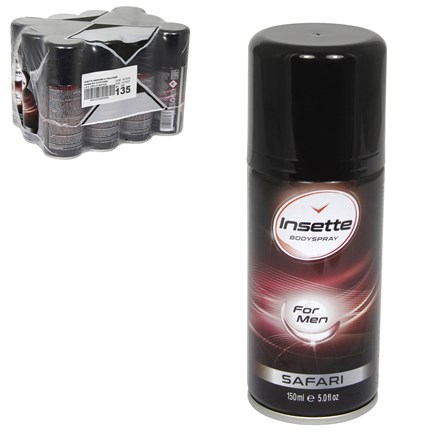 INSETTE - BODYSPRAY MEN SAFARI 150ML -