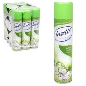 INSETTE - AIR FRESHENER SPRING FLOWER 300ML -12 PK