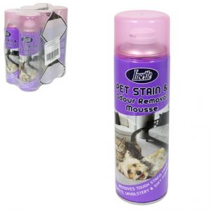 INSETTE-PET STAIN & ODOUR REMOVAL MOUSSE 500ML-6PK