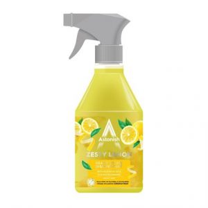 ASTONISH RTU DISINFECTANT ZESTY LEMON 550ML