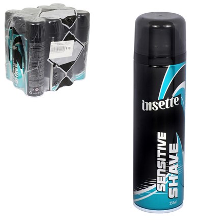 INSETTE SENSITIVE SHAVING FOAM 250ML -