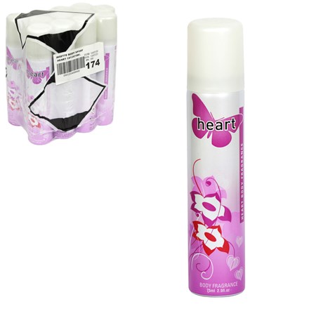 INSETTE LADIES BODYSPRAY HEART 75ML -