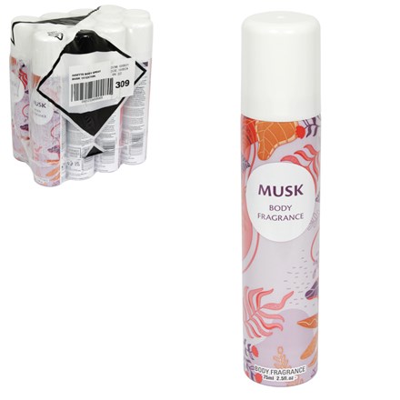 INSETTE LADIES BODYSPRAY MUSK 75ML -
