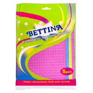 BETTINA - 5PC CELLULOSE SPONGE CLOTHS