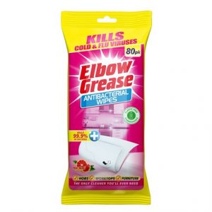 ELBOW GREASE ANTI BAC SURACE WIPES - PINK BLUSH