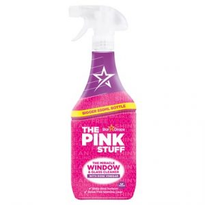 THE PINK STUFF WINDOW CLEAN ROSE VGAR 850ML- 12PK