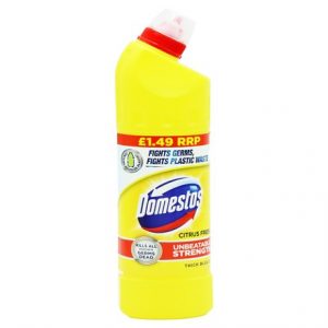 DOMESTOS BLEACH CITRUS PMP £1.49 750ML -