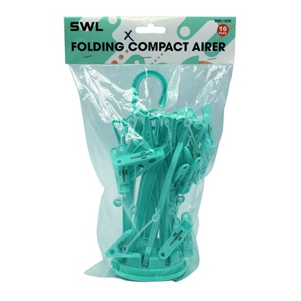 SWL - FOLDING COMPACT AIRER - 16 PEGS