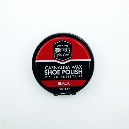 SHOE POLISH BLACK TIN  50ML -