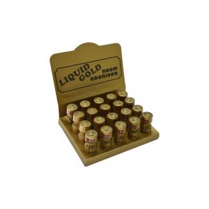 ROOM ODOURISER LIQUID GOLD - 20 BOTTLE TRAY