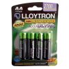 LLOYTRON RECHARGEABLE AA -  2700MAH