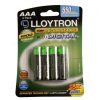 LLOYTRON RECHARGEABLE AAA -  550 MAH