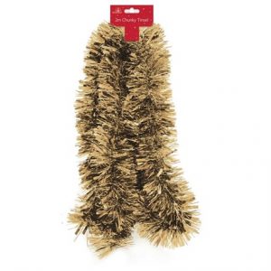 CHUNKY TINSEL - GOLD - 2M