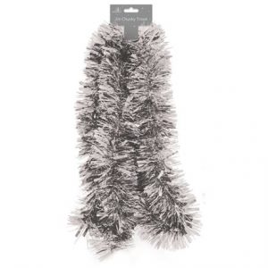 CHUNKY TINSEL - SILVER - 2M