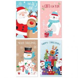 CHRISTMAS MONEY ENVELOPE 4ASST