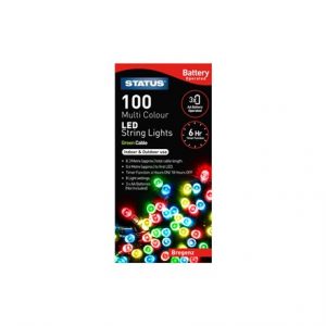STATUS FAIRY LIGHT BATTERY OPERATED - 100 MULTI