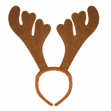 HEADBAND REINDEER ANTLERS BROWN