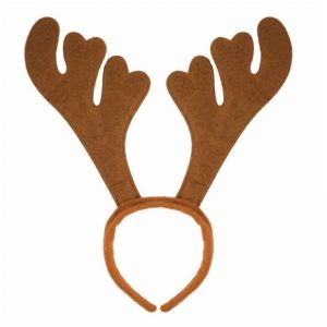 HEADBAND REINDEER ANTLERS BROWN