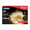 STATUS - 40 WARM WHITE LED WIRE STRING LIGHTS