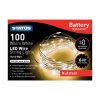 STATUS - 100WARM WHITE LED WIRE STRING LIGHTS