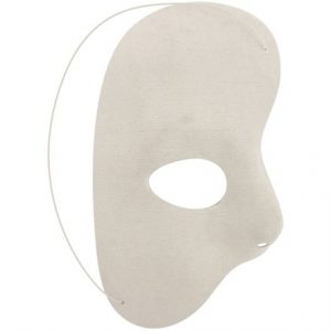 MASK HALF FACE WHITE