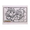 LARGE COLOURING BOARD - SANTA & REINDEER