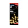 STATUS - 20 LED WARM WHITE BATTERY OPERATED LIGHTS
