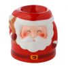 FESTIVE FRIENDS SANTA SHAPED CERAMIC OIL BURNER