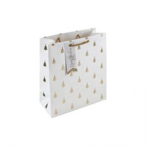 GOLD EMBOSSED TREE MEDIUM BAG