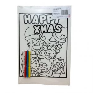 MEDIUM COLORING BOARD - FAMILY XMAS