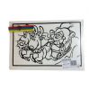 MEDIUM COLORUING BOARD - SANTA WAVE