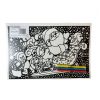 MEDIUM COLOURING BOARD - SANTA SKY