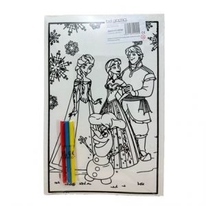 MEDIUM COLOURING BOARD - SNOWMAN