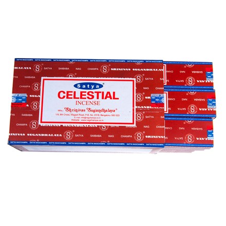 SATYA - CELESTIAL INCENSE STICKS - 15G X