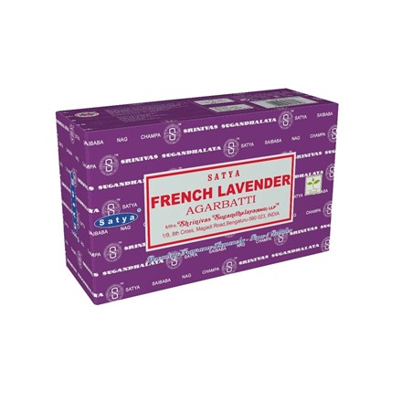 SATYA - FRENCH LAVENDER INCENSE STICKS 15GX